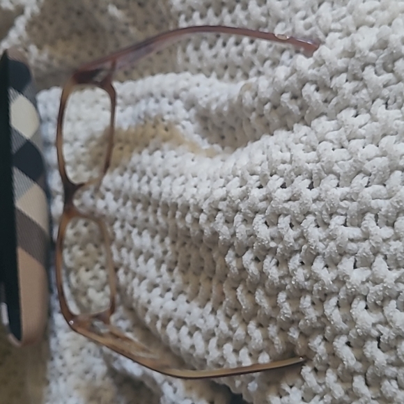 Burberry, B2043 3075 Eyeglasses, Dark Red Maroon Rectangular 130 - Picture 5 of 9